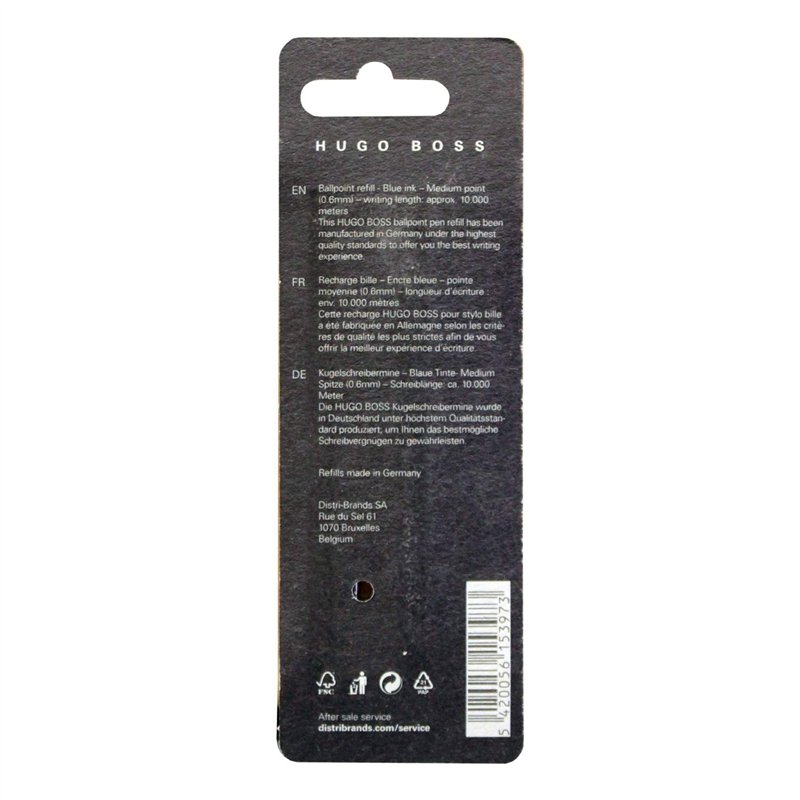 Image secondaire de Hugo Boss HPR741BM Lot de 2 Recharges bille Taille M Bleu métal