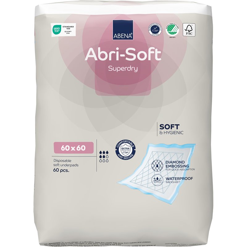 Abri-Soft Superdry Matelas à langer jetable 60 x 60