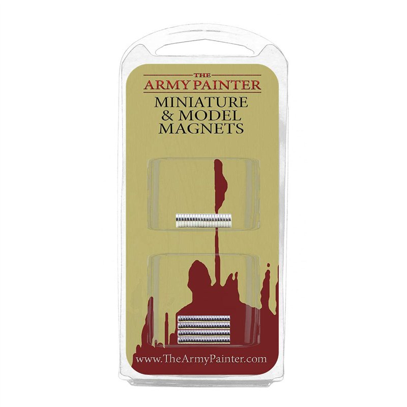The Army Painter Aimants miniatures et modèles, 100 aimants en terres rares, 20 pièces de Ø 5 mm, 80 pièces de Ø 3 mm, 1 mm d'ép