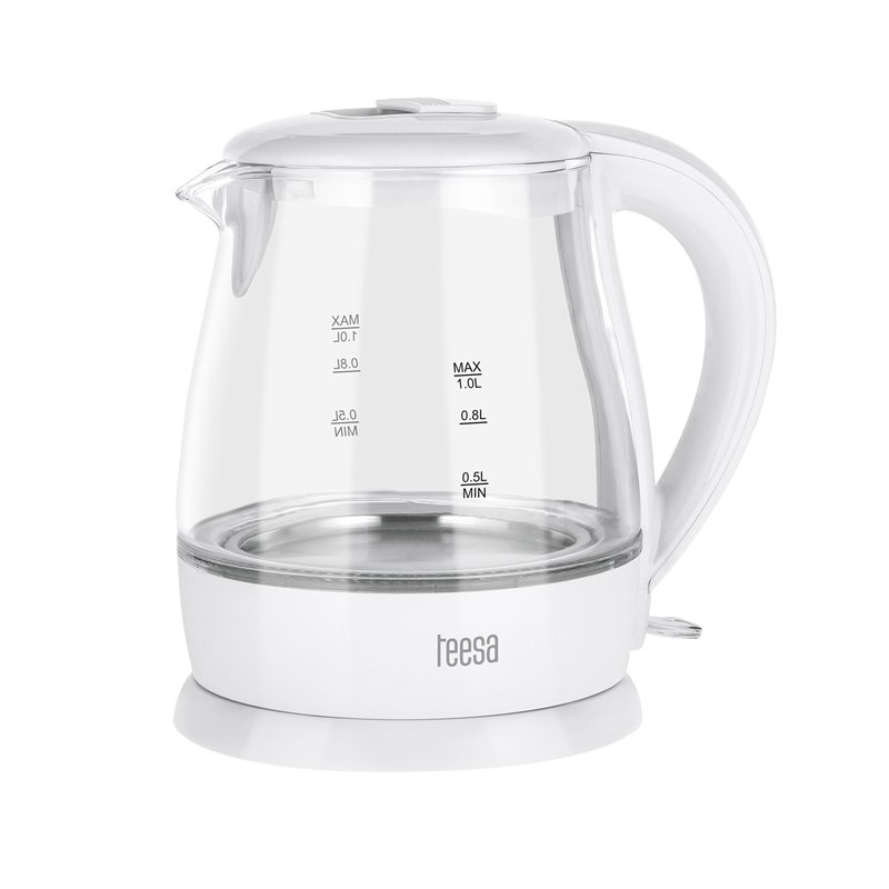 Tessa tsa1030 Bouilloire en verre, blanc