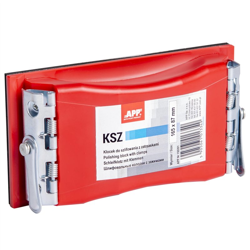 Image secondaire de APP KSZ - Cale à poncer Manuelle rectangulaire avec loquets | Cale a poncer carrosserie de Voiture | Compatible avec Tout matéri