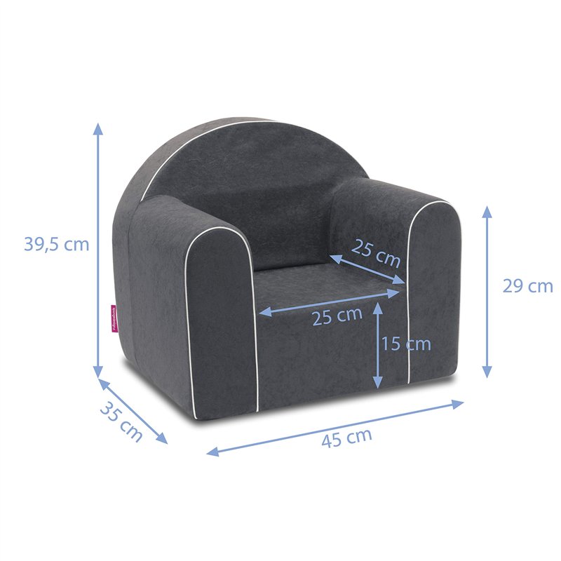 Image secondaire de Badum - Fauteuil Enfant À Partir de 1 an - Fauteuil Enfant - Stable, Confortable, en Mousse - avec Housse Amovible - Idée Cadeau