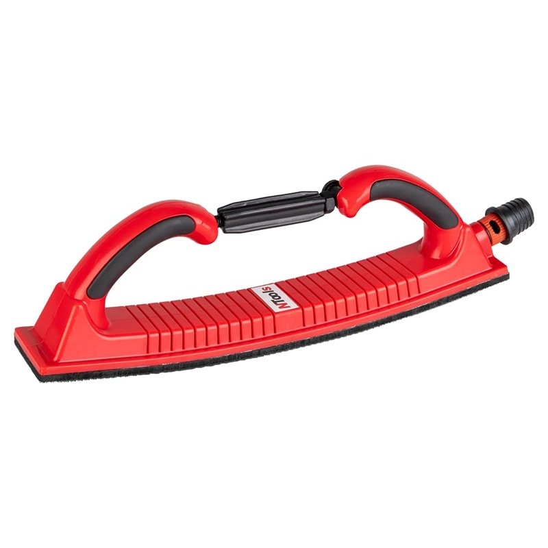 NTools HR 400 Ponceuse à main flexible avec aspiration et velcro, 70 x 400 mm | Cale à poncer aspirante | Ponçage sans poussière