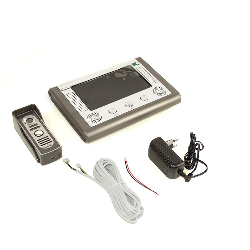 Image secondaire de PNI Interphone vidéo Sonnette Silvercloud Maison 715 interphone écran LCD de 17,8 cm …