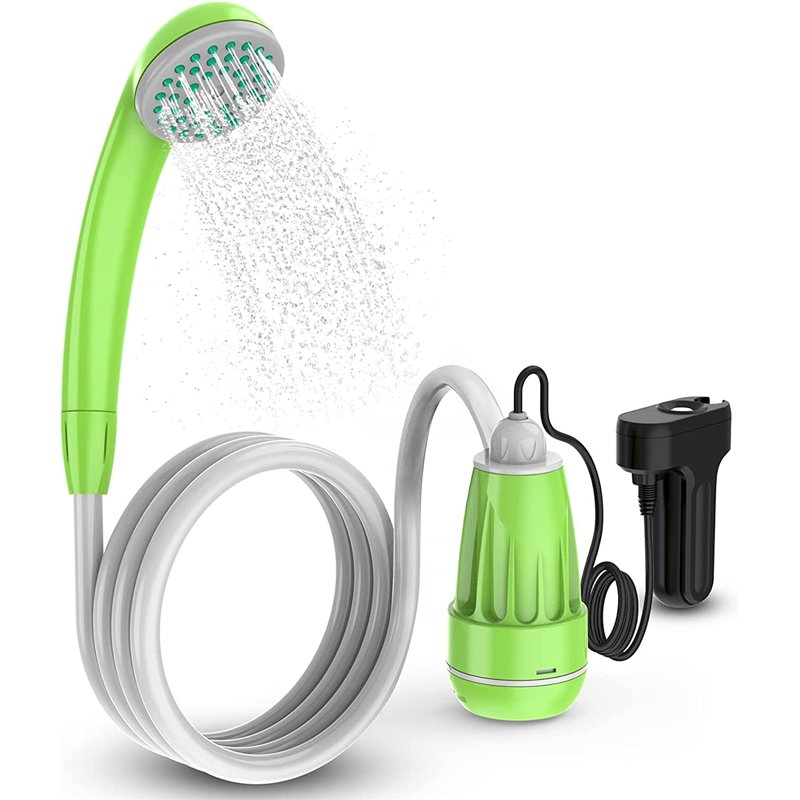 Douche Camping, Eletorot Douche Portable Camping Douche Extérieure avec Batterie Rechargeable, Tente de Camping Douche pour Camp
