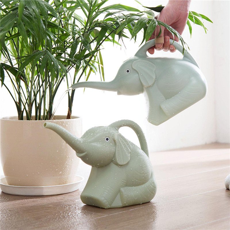 Image secondaire de Fenteer Arroseur à Fleur en Forme D'éléphant, Arrosoir pour Intérieur et Extérieur, Maison, Jardin, Arrosage Bonsaï 2L - Rose