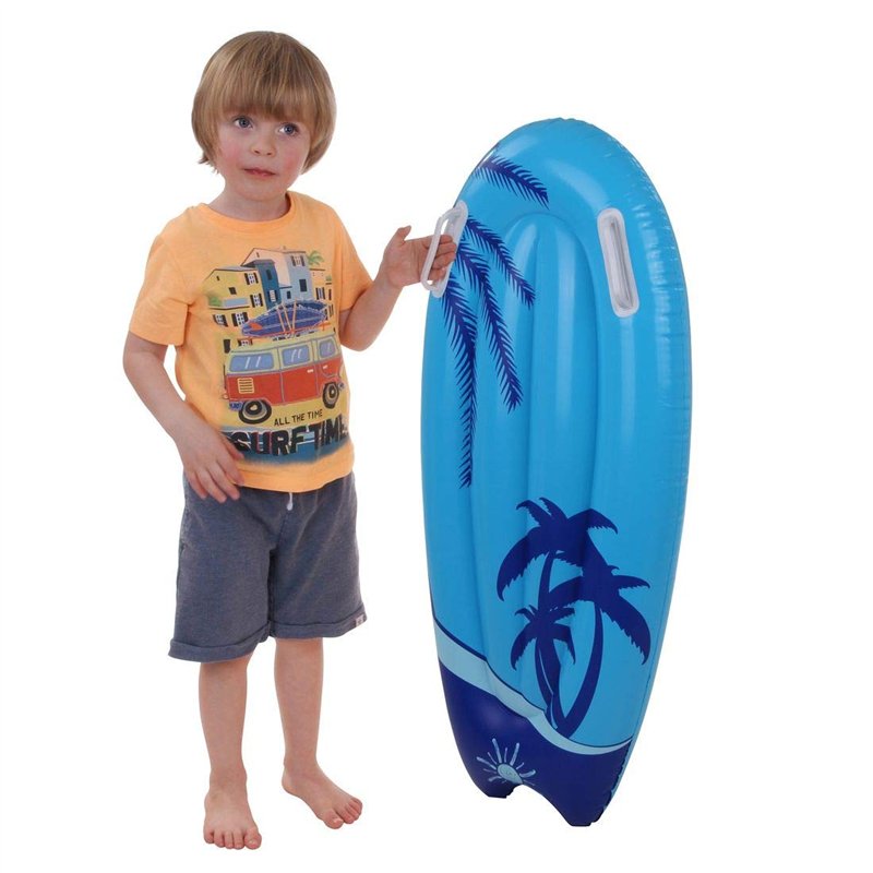Image secondaire de Jilong Kick-Board Blue Wave Wakeboard 95 x 45 x 15 cm Planche de Natation, Planche de Surf, Matelas Gonflable