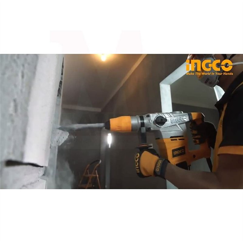 Image secondaire de Marteau démolisseur rotatif 1600 W sds max Burineur avec mallette Ingco Rh16008
