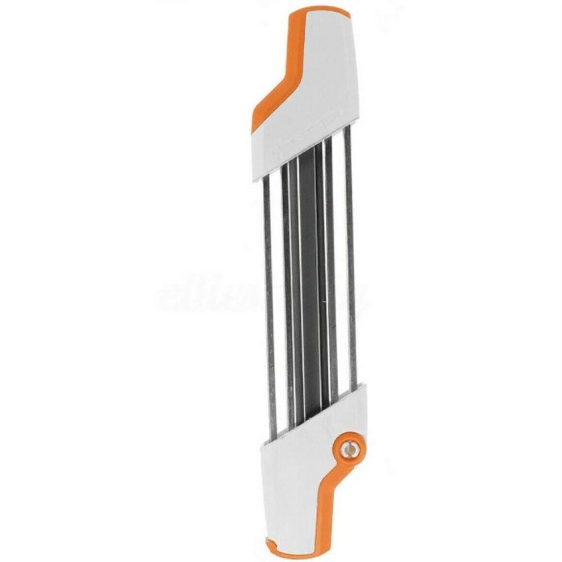 LIZHOUMIL Affûteuse de chaîne de tronçonneuse 2 en 1 en métal Facile à Utiliser 3/8