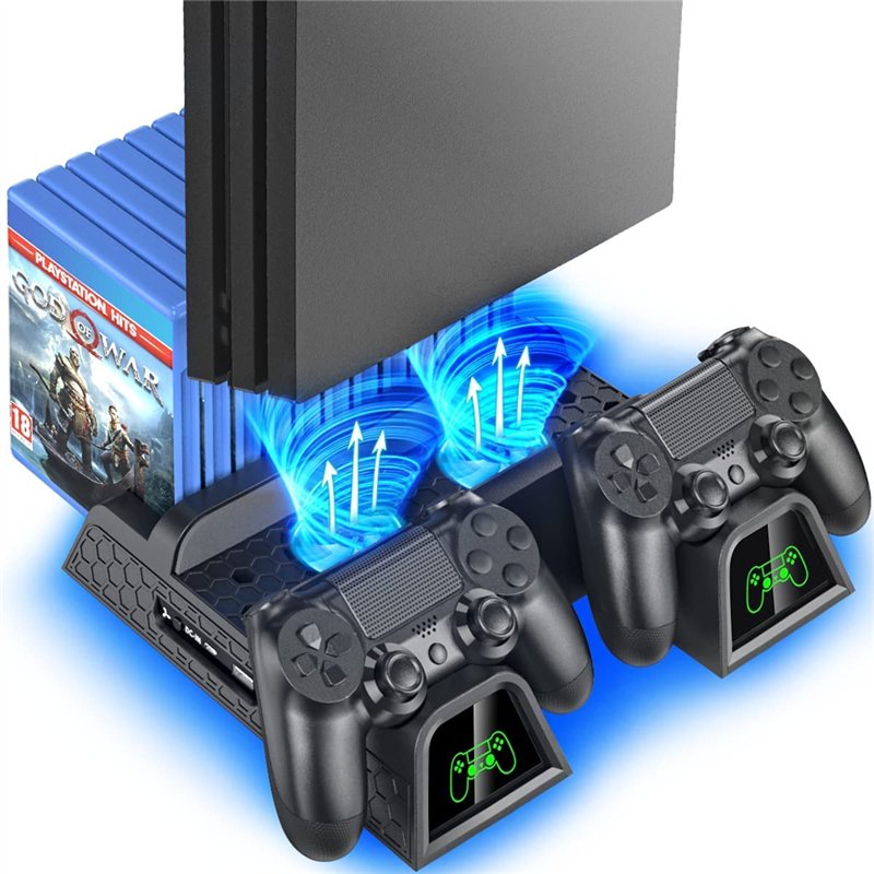OIVO Support PS4 avec Ventilateur de Refroidissement PS4