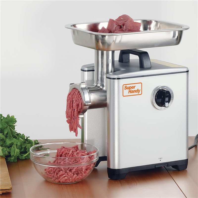 Image secondaire de SuperHandy Hachoir à Viande Saucisse Stuffer électrique # 8 1/2 HP 240 LBS par/Heure 370 Watts Corps en Aluminium Pro Duty de qu
