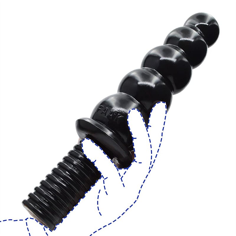 Image secondaire de Gode anal érotique sex toys, FAAK Gode multi-boules avec poignée, 7,3'' amateurs de plug anal, FAAK gode à perles plaisir anal