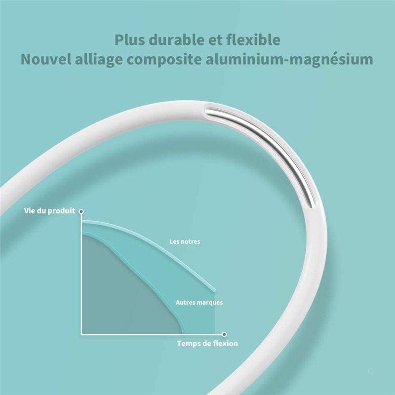 Image secondaire de GHB Support de Caméra Universel Bébé Support de Moniteur Bébé Flexible Rotation à 360 ° Pliable Convient à la Plupart Babyphone