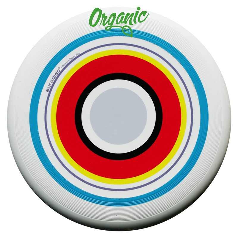 eurodisc 175g Organic Ultimate Frisbee Disques of Bio Plastic, Voler Plus de 100 mètres, Summer