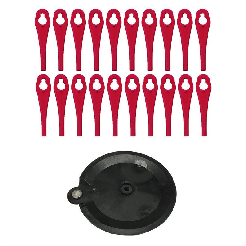 Image secondaire de Set d'accessoires de coupe-bordure sans fil Florabest LIDL - Avec 20 lames, disque à tronçonner - Avec vis - FRTA 20 A1 IAN 2822