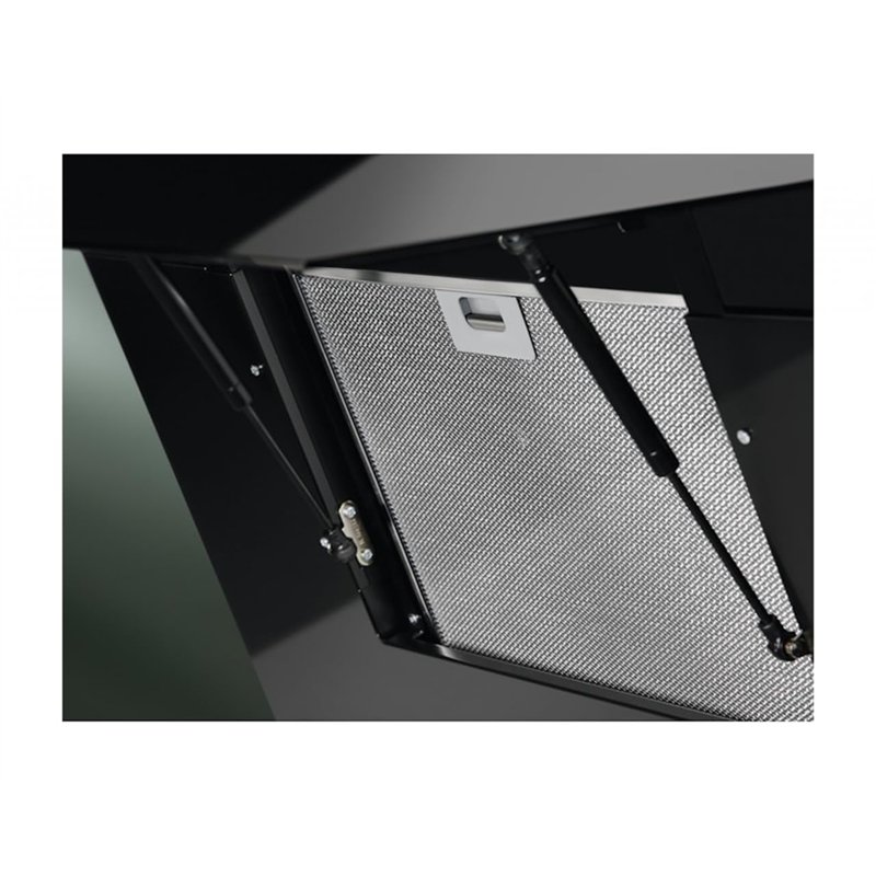 Image secondaire de Hotte électrique 90 cm inox max 625 m3/h), Hob2hood, F. Brisa, sortie 150 mm, LED, éclairage inclus T-Invertie frontale en verre