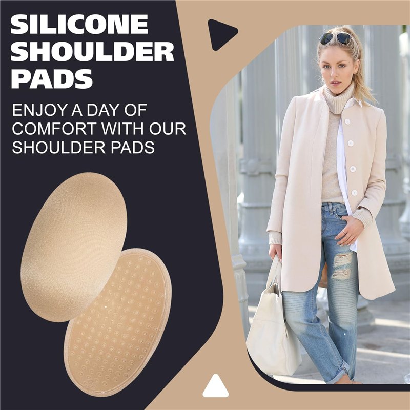 Image secondaire de Fasionato 1 Paire d'épaulières pour Femmes et Hommes à Utiliser sous Les Vestes et Hauts de Robe de t-Shirt