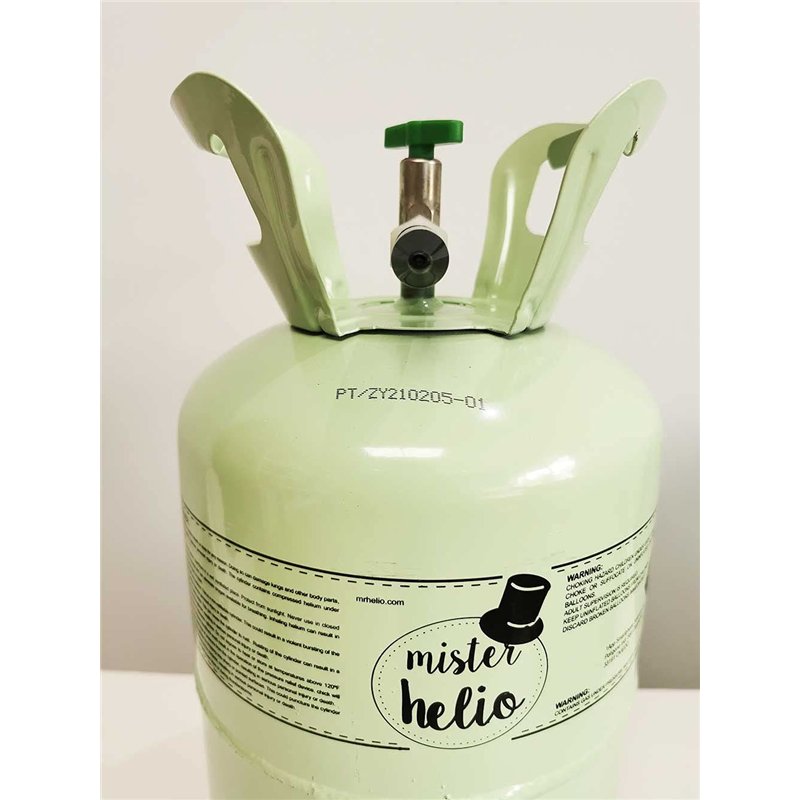 Image secondaire de Mister Helio - Bouteille d'hélium de 0,25 m3 (ballons non inclus) Jaune
