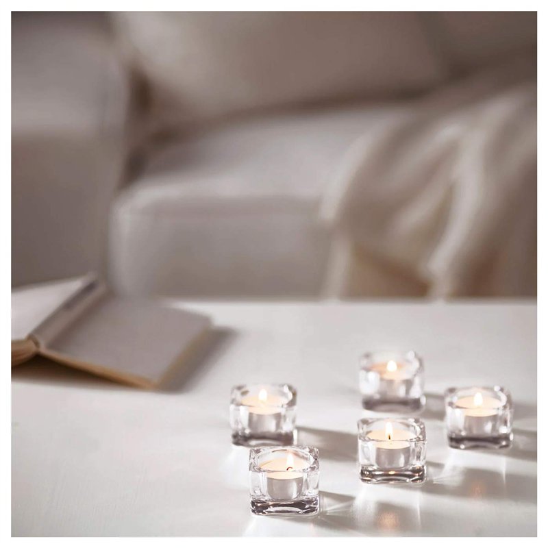 Image secondaire de Glimma IKEA Lot de 100 bougies chauffe-plat Blanc