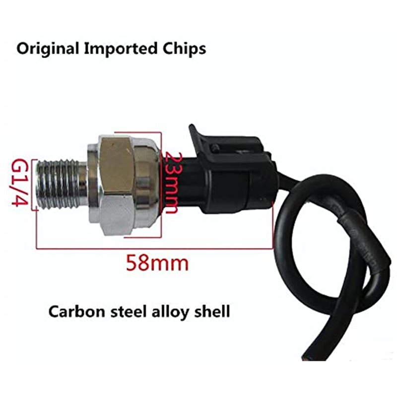 Image secondaire de TECNOIOT 1pc Transmetteur de capteur de Pression DC 5V G1/4 1.2 MPa transducteur de Pression 174 PSI