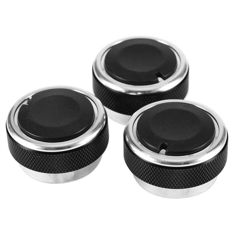 Image secondaire de Akozon Climatiseur de Voiture Commutateur à Bouton 3 pièces Boutons de Commande du Chauffage