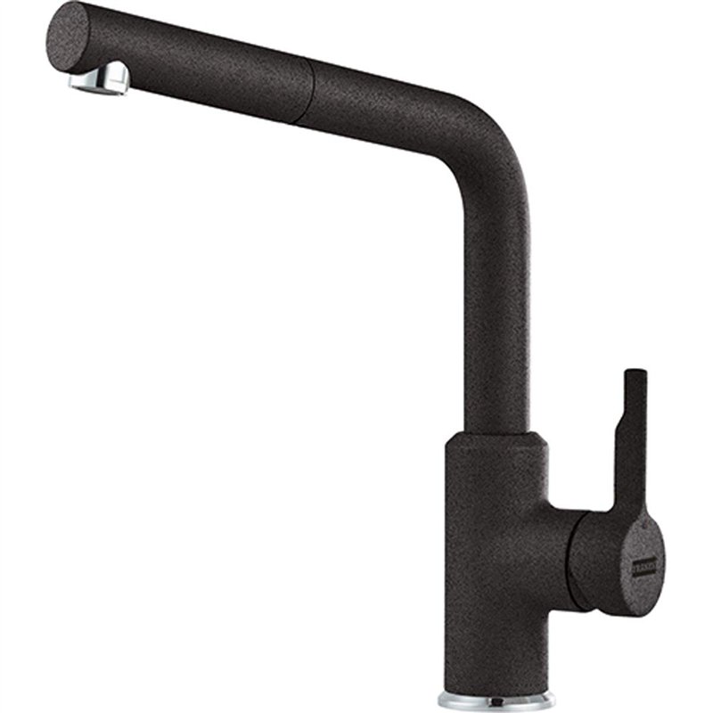 FRANKE 7612985745369 Urban Pull-Out Robinet de lavabo, Onyx