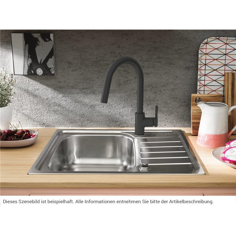 Image secondaire de FRANKE 115.0626.055 Lina Pull-Out Robinet de Évier, Onyx