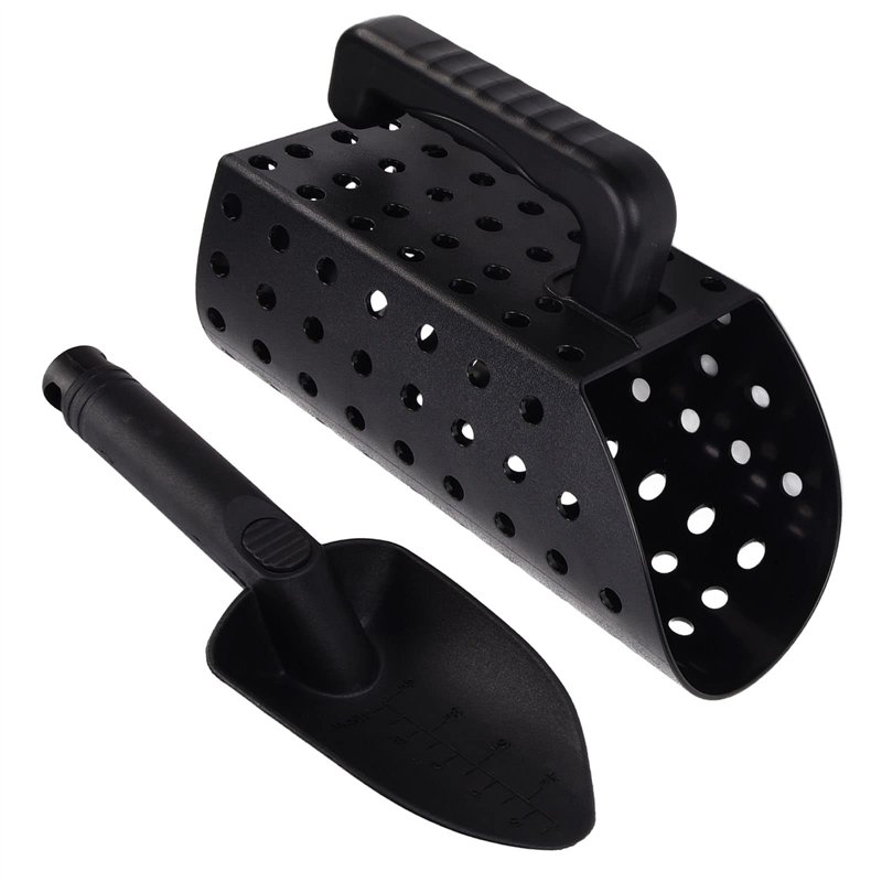 Image secondaire de Pelle à sable à détection de métaux, tamis à sable léger à haute efficacité, portable polyvalent manuel pour l'extérieur pour la