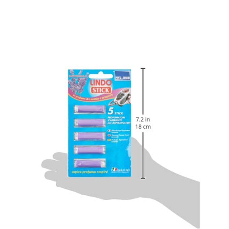 Image secondaire de PARODI & PARODI - Lindo Stick Désodorisant pour aspirateur, Parfum pour ambiances en Tissu, désodorisant pour aspirateurs avec e