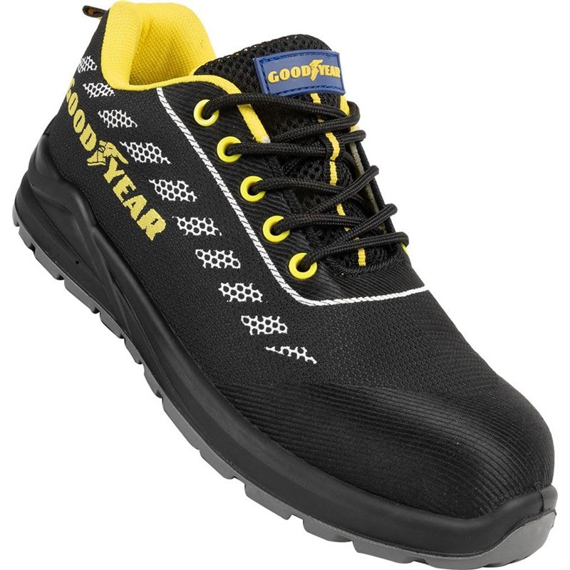 Image secondaire de GOODYEAR Mixte Chaussures de sécurité S1P Noires et Jaunes sans métal numéro 41