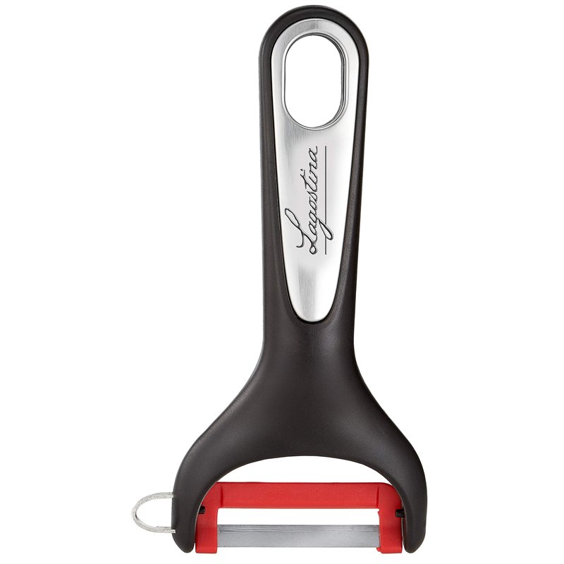 Image secondaire de Lagostina Ingenio Smart Eplucheur Vertical, Plastique et Acier, Noir et Rouge