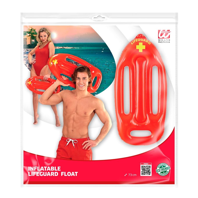 Image secondaire de W WIDMANN MILANO Party Fashion 04837 - Aide de sauvetage gonflable, circa 73 cm, Lifeguard, Sauveteur, Carnaval, Fête à thème
