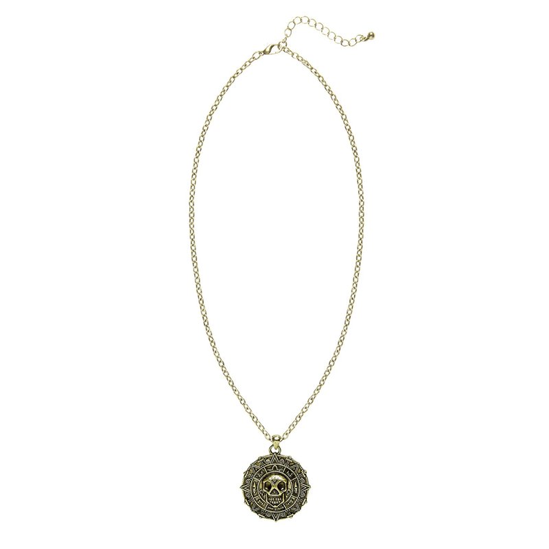 Image secondaire de WIDMANN MILANO PARTY FASHION 46747 - Collier avec boussole tête de mort, Bijoux, Collier, Pirate, Carnaval, Fête à thème