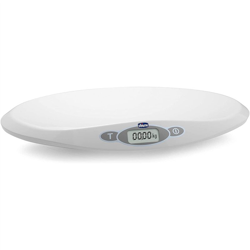 Chicco Pèse Bébé Électronique, Balance Bébé avec Affichage LCD pour les Nouveaux-nés et jusqu'à 20kg, Suit la Croissance de Votr