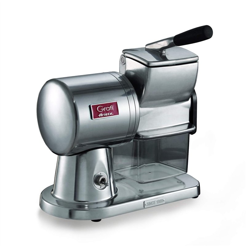 Ariete Gratì Superior 449, Râpe à Fromage Électrique Professionnelle en Aluminium Moulé Pour Le Fromage, Le Pain, Le Chocolat, L