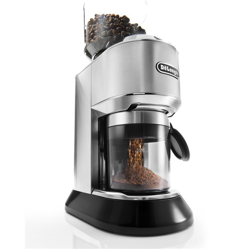 Image secondaire de DeLonghi Moulin à café électrique Dedica KG 521.M, écran LCD 2,1 pouces avec fonction arôme, boîtier entièrement métallique, mou