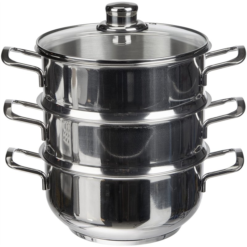 Excelsa 47121 Cuiseur Vapeur en INOX 4 pièces
