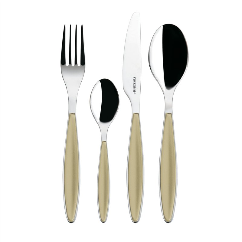 Guzzini, Ménagère 24 Pièces, 15,8 x 7,5 x h25,5 cm