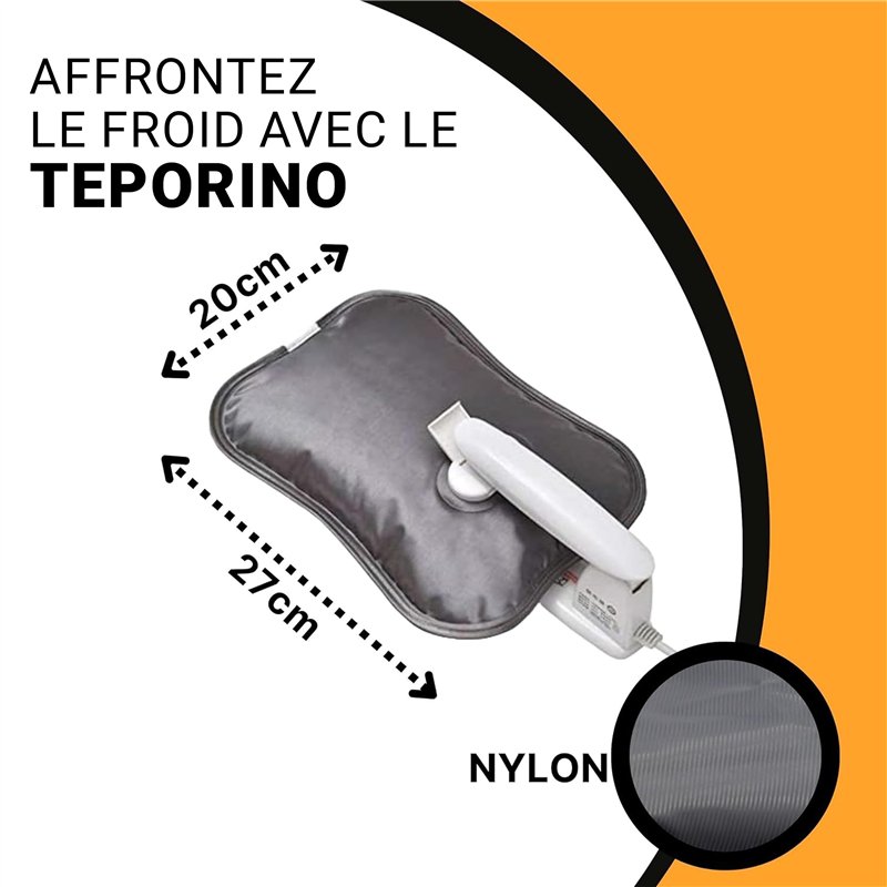Image secondaire de ELETTROCASA - Bouillotte Électrique Teporino - 6h de Chaleur - Bouillotte Éléctrique Rechargeable Prête en 10 Min - Bouillotte É