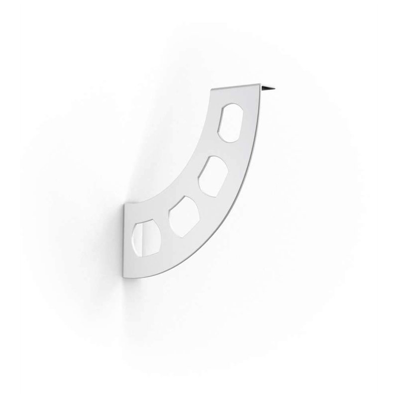 Bolis Italia Boomerang Shelf-Brackets 19 cm, Blanc, Taille Unique