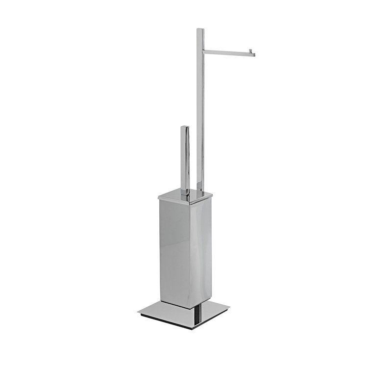 Capannoli Brosse WC avec dérouleur Nook nk176 – 35 Chrome/Acier