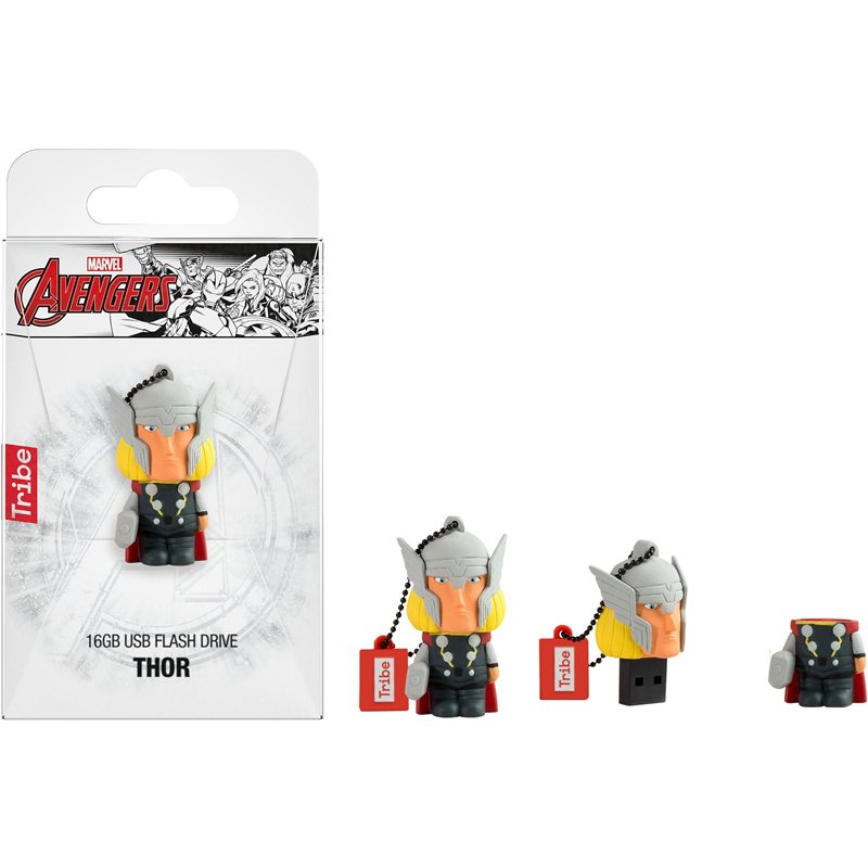 Image secondaire de Clé USB 16 Go Thor - Mémoire Flash Drive 2.0 Originale Marvel Avengers, Tribe FD016503