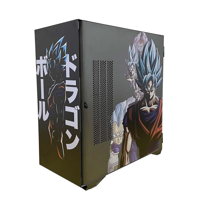 BBNB Boitier ATX Cas De Jeu, Mi-Tour PC Étui De Jeu E-ATX/ATX/M-ATX/ITX - Devant I/O USB 3.0 Panneau Latéral en Verre À Charnière