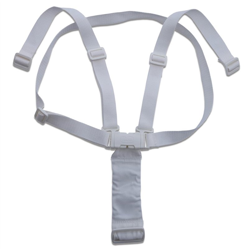 Chicco Harnais de sécurité de rechange pour chaises hautes Polly 2 en 1 et Polly Magic – Gris
