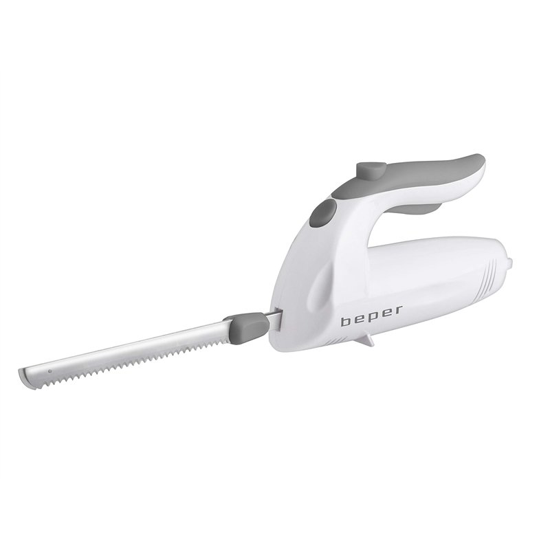 BEPER 90.041 Couteau Electrique avec Lame, Blanc, 150 W