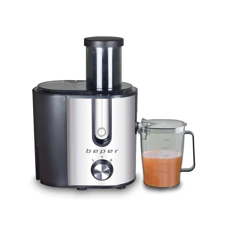 Image secondaire de BEPER 90.424 Extracteur de Jus Centrifugeuse, Argent/Noir, 2.5 L, 800 W