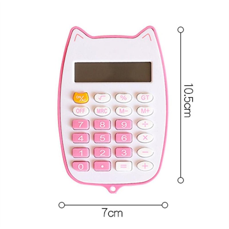 Image secondaire de PiniceCore Mini Calculator Cat Calculatrice De Poche pour Les Étudiants De La Batterie d'alimentation Calculatrice Électronique