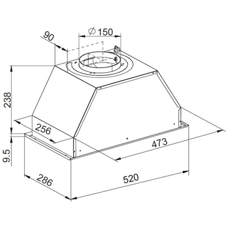 Image secondaire de GROUPE AIRLUX AHF571BK