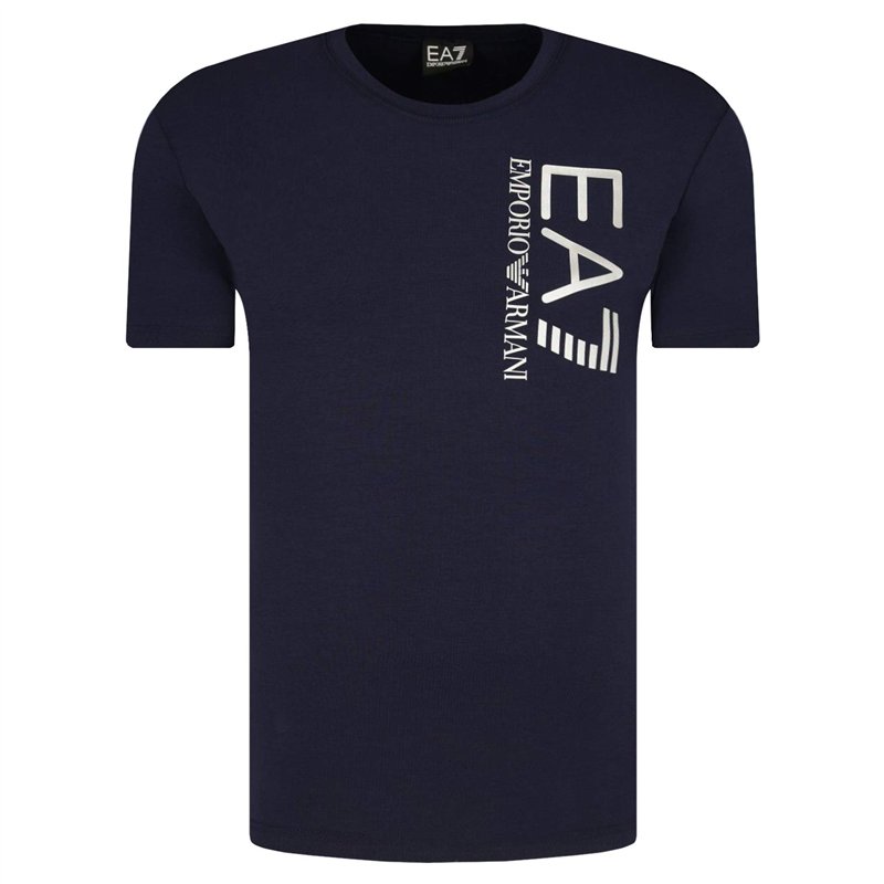 Emporio Armani T-Shirt Homme EA7 3KPT10 PJ7RZ, Tee-Shirt Manche Courte, Col Rond (Bleu Foncé, XL)