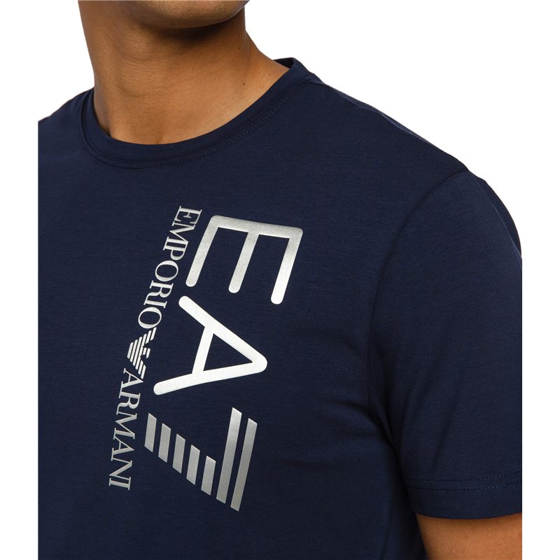 Image secondaire de Emporio Armani T-Shirt Homme EA7 3KPT10 PJ7RZ, Tee-Shirt Manche Courte, Col Rond (Bleu Foncé, XL)